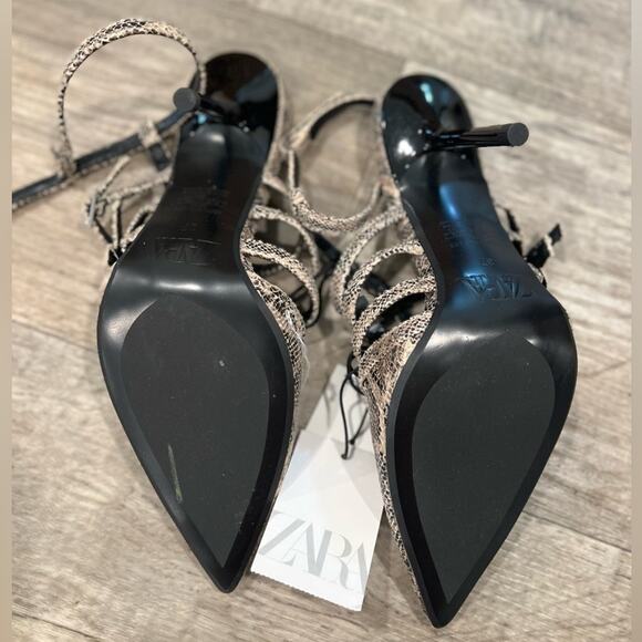 ZARA Strappy Heels NWT - Picture 9 of 14